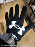 安德瑪（Under Armour）騎行手套保暖防風(fēng)寒冬季男女電動(dòng)自行車(chē)手把套跑步登山滑雪配件 曬單實(shí)拍圖