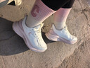 喬丹運動(dòng)鞋女革面防水跑步鞋減震潮流休閑鞋子皮面軟底慢跑鞋媽媽鞋 曬單實(shí)拍圖