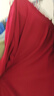 班尼路（Baleno）紅色衛衣女加絨保暖大碼長(cháng)袖女2026馬年本命年衣服新年內搭上衣女 曬單實(shí)拍圖