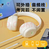 語(yǔ)梵（YUFFUN）四六級聽(tīng)力耳機英語(yǔ)四級耳機大學(xué)生考試專(zhuān)用調頻FM頭戴式公共三級專(zhuān)四專(zhuān)八46級AB級大英賽藍牙耳機 電池款米白【時(shí)間+電量顯示】送電池 曬單實(shí)拍圖