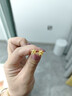 周六福黃金耳釘女雪花耳圈耳飾新年生日禮物計價(jià)A099578 一對 約1.42g  曬單實(shí)拍圖