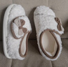 尤克達蒂（yookdd） 月子鞋2025冬季新款家居毛毛棉拖鞋女孕婦產(chǎn)后防滑保暖包跟棉鞋 月子鞋白色38-39 【適合37-38碼】 曬單實(shí)拍圖