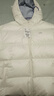 安踏兒童羽絨服短款女童裝2025冬季加厚保暖戶(hù)外四防面包服外套上衣 香草白-1 絨子含量80% 165 充絨量151g 曬單實(shí)拍圖
