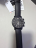 EMPORIO ARMANI手表男黑武士系列三眼計時(shí)飛行員大表盤(pán)石英表送男友送老公CLG版 AR1970 曬單實(shí)拍圖