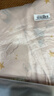 童泰（TONGTAI）嬰兒包被純棉夾棉初生兒加大蓋毯寶寶抱被加厚抱毯粉色100x100cm 曬單實(shí)拍圖