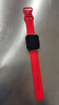 港爵iwatch s11/s10蘋(píng)果手表表帶運動(dòng)硅膠apple watch S9/8/7/6/ultra2/se3女款防水防汗男款46紅色 曬單實(shí)拍圖