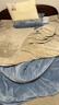無(wú)印良品寶寶絨三件套 法蘭絨牛奶絨保暖學(xué)生宿舍床上套件 被套150*200cm 曬單實(shí)拍圖