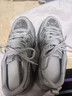 千佰莉（Qin&beale）千佰莉2025新款時(shí)尚百搭休閑女士單鞋透氣舒適圓頭厚底通勤老爹鞋 銀色 39 曬單實(shí)拍圖