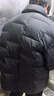 太平鳥(niǎo)男裝 立領(lǐng)羽絨服白鴨絨冬短款防寒潮流男生面包服 黑色批 XL 曬單實(shí)拍圖