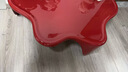 蝴蝶茶幾組合創(chuàng  )意網(wǎng)紅不規則紅色茶桌設計師客廳新款極簡(jiǎn)奢品桌子 亮紅茶幾120*78*34cm 曬單實(shí)拍圖
