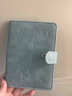 滕閣廂 證件卡包護照錢(qián)包短款皮夾多功能保護套機票夾護照本旅行皮包 淺藍色 曬單實(shí)拍圖