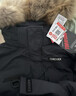 黑冰(老款斷碼)女款700+蓬鵝絨休閑工裝帶帽防風(fēng)羽絨服OQP599251F 黑色 XL 曬單實(shí)拍圖