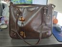 南風(fēng)Chio2nd秋暄桂序托特包包女大容量復古質(zhì)感通勤包單肩斜挎包 棕色 曬單實(shí)拍圖