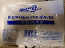 愛(ài)馬斯（AMMEX）一次性食品手套CPE加厚薄膜燒烤餐飲小龍蝦衛生清潔美容透明手套 加厚型CPE手套(100只) 曬單實(shí)拍圖