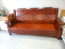 吉頌新中式沙發(fā)實(shí)木小戶(hù)型農村自建房客廳沙發(fā)春秋椅老式簡(jiǎn)約木質(zhì)沙發(fā) 大三人位【比普通三人位更長(cháng)】 曬單實(shí)拍圖