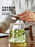 TEAHUE泡茶杯玻璃茶水分離綠茶杯帶過(guò)濾男女個(gè)人專(zhuān)用水杯子辦公室喝茶杯 曬單實(shí)拍圖