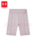 安德瑪（Under Armour）兒童緊身短褲女童休閑運動(dòng)緊身褲兒童緊身短褲運動(dòng)褲 鉛灰紫 165 曬單實(shí)拍圖