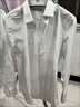 阿悠胖大碼竹纖維長(cháng)袖襯衫男休閑商務(wù)寬松彈力胖子大號免燙抗皺打底襯衣 曬單實(shí)拍圖