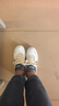 阿迪達斯（adidas）官方男鞋女鞋 新款情侶運動(dòng)鞋潮流時(shí)尚耐磨休閑鞋低幫板鞋 JH8812/白藍棕 40 曬單實(shí)拍圖