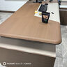 沃霖E0辦公桌輕奢老板桌現代老板辦公桌總裁辦公桌老板桌辦公桌椅組合 2.4米總裁桌-長(cháng)側柜 曬單實(shí)拍圖