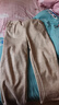 孕婦褲子秋冬季外穿闊腿休閑褲豬鼻扣托腹糯米加絨加厚長(cháng)褲秋裝 （高端質(zhì)感）深灰色+燕麥色【兩件加絨款】 L(115-135斤) 曬單實(shí)拍圖