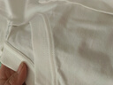 新款純棉短袖t恤全棉圓領(lǐng)寬松打底衫男女半袖休閑百搭時(shí)尚體恤衫 白色 205g L 110-125斤 曬單實(shí)拍圖