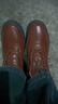 軟皮軟面加厚內里男士棉鞋爸爸鞋冬季加絨保暖皮高幫防滑休閑鞋 7220-咖色 42 曬單實(shí)拍圖