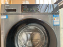 海爾（Haier）滾筒洗衣機10KG全自動(dòng)家用大容量 一級變頻+超薄+1.1高洗凈比+高溫洗+雙噴淋 政府補貼XQG100-608H 曬單實(shí)拍圖