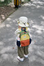 卡汐沐 幼兒園書(shū)包戶(hù)外旅行雙肩包男女孩親子春游研學(xué)輕便登山拼色書(shū)包 綠橙撞色【小號】不帶掛件 曬單實(shí)拍圖