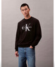 Calvin KleinJeans春秋男士美式運動(dòng)通勤休閑風(fēng)ck經(jīng)典字母圓領(lǐng)打底衫衛衣 曬單實(shí)拍圖