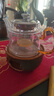 云帝日式溫茶爐底座溫茶器圍爐煮茶家用暖茶爐蠟燭加熱水果花茶保溫爐 SHD溫茶器(孔雀綠) 曬單實(shí)拍圖