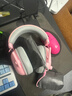 Razer雷蛇旋風(fēng)黑鯊V2 X頭戴式EDG電競CS游戲耳機麥克風(fēng)7.1環(huán)繞聲舒適不夾頭 旋風(fēng)黑鯊V2X粉色 曬單實(shí)拍圖