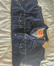 Levi's李維斯情侶同款美式經(jīng)典復古休閑時(shí)尚潮牌修身牛仔夾克外套 深藍色 XL 曬單實(shí)拍圖