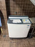 美的（Midea）雙桶洗衣機12kg洗+7kg脫大容量家用品質(zhì)雙電機同洗同脫分區洗滌一級能效 MP12S166A 曬單實(shí)拍圖