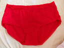 紅豆紅內褲女三角褲柔棉無(wú)痕彈力鴻運結婚短褲3條裝【騏驥紅】 曬單實(shí)拍圖