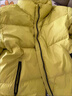 巴拉巴拉童裝兒童羽絨服女童男童面包服外套寶寶冬裝三防親子裝潮 黃綠41113-白鴨絨 150 cm 充絨量116g 曬單實(shí)拍圖