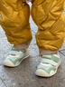 基諾浦（ginoble）學(xué)步鞋2026年春季新品步前鞋0-1歲嬰兒寶寶鞋男女童鞋GB2518 瓷綠_木犀綠_絨白 21 130mm 適合腳長(cháng)130-135mm 曬單實(shí)拍圖