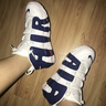 Air More Uptempo 皮蓬大AIR 奧利奧 籃球鞋男鞋女鞋921948-100 Air More Uptempo 皮蓬大AIR 黑紅 921948 39 曬單實(shí)拍圖