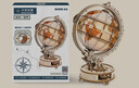 若客（ROKR）地球儀視界 積木3D立體拼圖diy手工木質(zhì)拼裝模型玩具新年生日禮物 曬單實(shí)拍圖