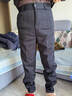 老爺車(chē)冬季中老年加厚加絨褲男寬松休閑褲老人保暖棉褲外穿爸爸褲直筒褲 冬季【黃金絨】黑灰 XL 推薦100~120斤 曬單實(shí)拍圖