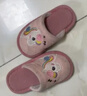 豬爸爸兒童棉麻拖鞋男童秋冬季中大童家居室內防滑女童卡通親子棉拖粉22 曬單實(shí)拍圖