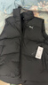 彪馬（PUMA）防風(fēng)拒水80絨羽絨運動(dòng)背心男女新款冬保暖馬甲692781 黑色-01 L (180/100A) 曬單實(shí)拍圖