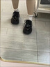 厚底百搭加絨小皮鞋女冬2026春秋新款復古英倫風(fēng)樂(lè )福日系jk單鞋子 黑色單里 35 (225mm) 曬單實(shí)拍圖