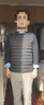 鴨鴨（YAYA）2025秋冬新款輕薄羽絨馬甲男士短款無(wú)領(lǐng)修身保暖時(shí)尚隱形馬夾K 黑色 L 曬單實(shí)拍圖
