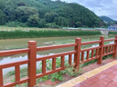 世騰水泥仿木護欄混凝土預制護欄戶(hù)外景觀(guān)棧道河道欄桿新農村仿木圍欄 水泥仿木護欄 曬單實(shí)拍圖