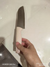 蘇泊爾（SUPOR）家用菜刀單刀具廚房砍骨刀切菜刀剁骨切片刀斬切兩用多功能水果刀 多用刀【奶白色手柄】 曬單實(shí)拍圖