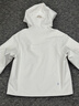 KOLON SPORT/可隆戶(hù)外沖鋒衣2級 女士透濕防風(fēng)耐磨2L短款防水夾克 LKJK6MTT22-CR 奶油白 XS 155/80A 曬單實(shí)拍圖