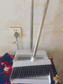 得力（deli）掃把簸箕兩件套不粘頭笤帚帶梳齒掃把簸箕套裝掃帚大掃除 白 盒 LQ584 曬單實(shí)拍圖