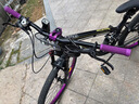 DESCRIPTIONDES減震軟尾山地越野學(xué)生單盤(pán)變速男女軟尾自行車(chē)油剎 黑紫色線(xiàn)剎單盤(pán)鎖死前叉 26寸8速 曬單實(shí)拍圖