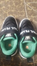 大嘴猴童鞋男童運動(dòng)鞋春秋兒童鞋子輕便大童女童毛毛蟲(chóng)鞋防滑軟底跑步鞋 黑/綠 30 （適合腳長(cháng)18.6) 曬單實(shí)拍圖